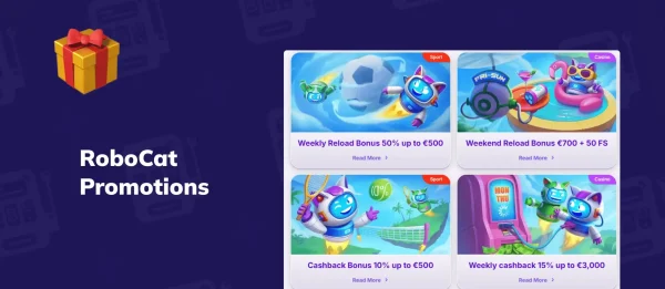 RoboCat casino promóciós kód befizetés nélküli ingyen pörgetésekhez