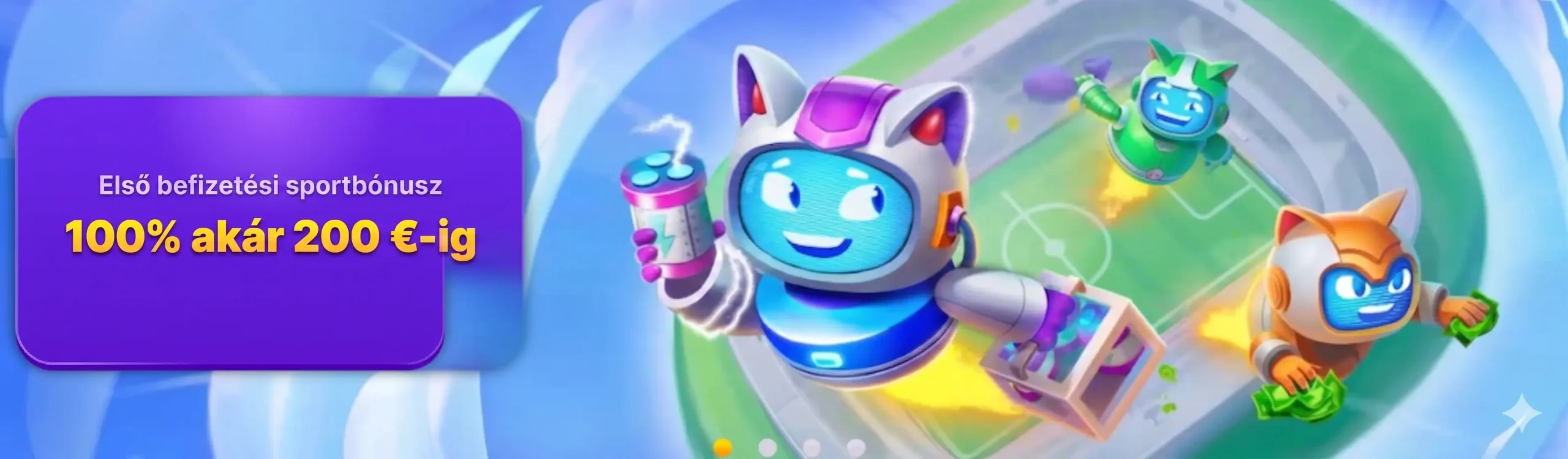 RoboCat sportfogadási bónusz banner és aktuális promóciók magyar játékosoknak